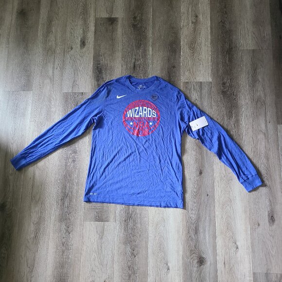Nike Other - NWT Nike Washington Wizards Dri-Fit Long Sleeve Shirt Mens Size L